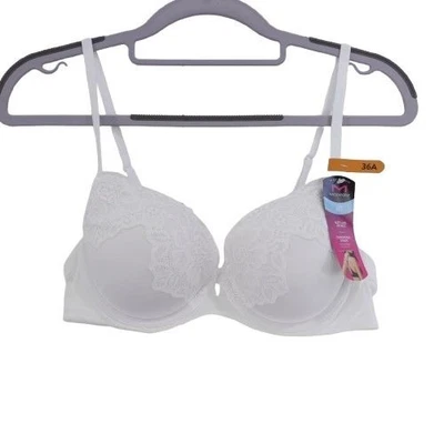 NEW Maidenform Women's Comfort Devotion Your Lift Underwire Bra White Size 36A - Изображение 1 из 4