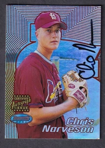 2002 Topps Bowman's Best baseball card #177 Cardinals Chris Narveson signed - Picture 1 of 2