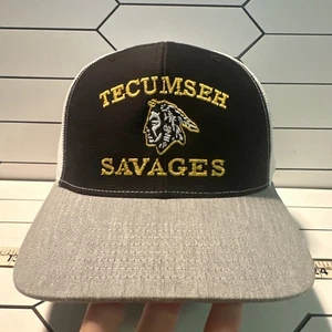 Richardson Tecumseh Savages Embroidered Indian Rare Oklahoma Trucker Hat Cap - Picture 1 of 11