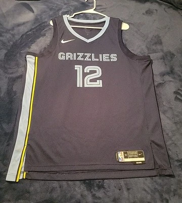 Ja Morant Memphis Grizzlies Nike NBA Icon edition Authentic Jersey 52 Diamond - Image 1 of 4