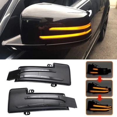 Sequential LED Turn Signal Side Mirror Light For Mercedes W463 G-Class X166 X164 — 第 1/4 张图片