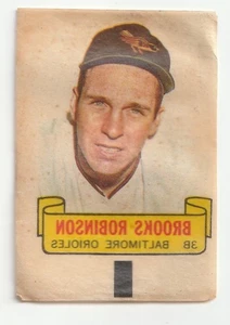 1966 Topps Rub-Offs BROOKS ROBINSON ORIOLES SET BUSTO ROTTURA VINTAGE ANNI 60 - Foto 1 di 2