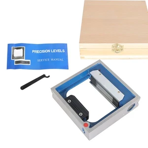 6 In X 1-1/2 In X 6 In Precision Frame Spirit Levels Sensitivity 0.0002" Per 10" - Picture 1 of 13