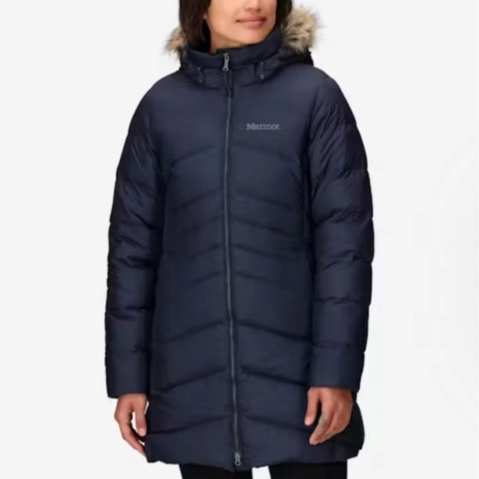NWT Women's Montreal Down Coat Midnight Navy Sz Small - Image 1 of 4