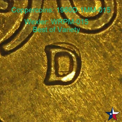 1960 D Lincoln Memorial Cent ~ D/D RPM-015 ~ See Full Description ~ Free Ship - Image 1 of 3