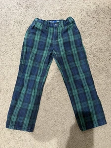 Vintage Polo Jeans Co. Kids Size 5 Plaid Ralph Lauren Kids Carpenter Jeans N - Picture 1 of 6
