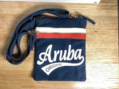Robin Ruth Original Aruba Small Canvas Crossbody Bag Pouch - Image 1 of 4