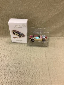 Hallmark Keepsake Rodger Dodger Hot Wheels Disco Era Ornament features light NIB - Picture 1 of 4