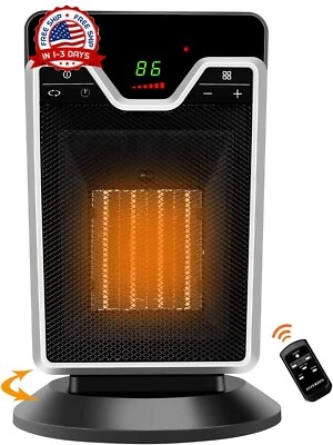 Calentador Electrico De Cuarto Para Dormitorio Calefactor Calefaccion Remota NEW - Image 1 of 4