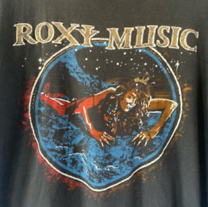 ROXY MUSIC Shirt ONE SIDE S-234XL Black All size Cotton Shirt NG1513