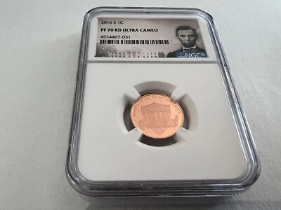 2016-S  LINCOLN CENT NGC PF70 RD U.C. PORTRAIT LABEL "TOP POP ONLY 337" - Image 1 of 4