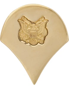 (12) US ARMY  INSIGNIA GRADE SPECIALIST 4 BRASS RANK PINS - Picture 1 of 1