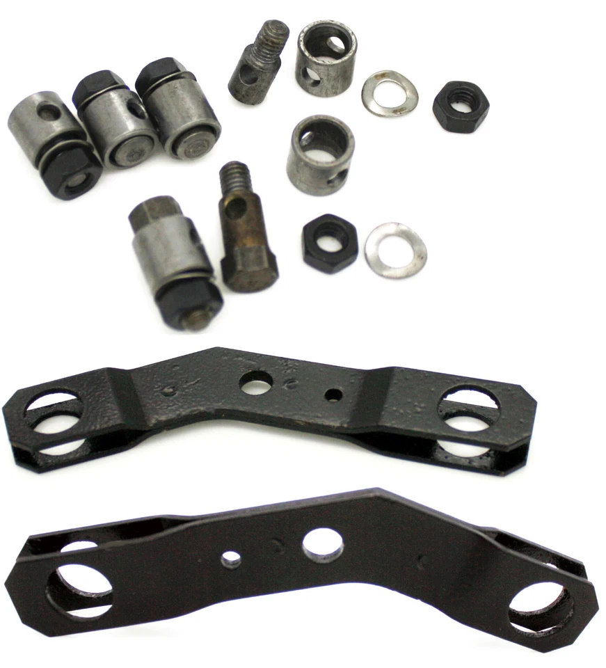 Kit de parafuso e porca de cano alavanca borboleta caixa aquecedor, Porsche 356A, 356B, 356C - Imagem 1 de 4