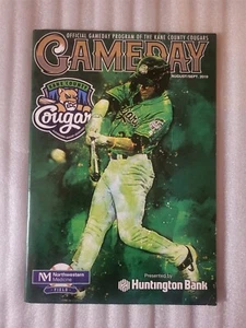 Kane County Cougars Gameday Program August/September 2019 - Picture 1 of 3