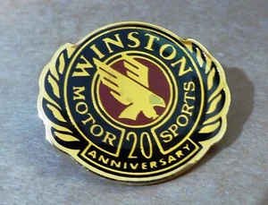 WINSTON MOTOR SPORTS 20th Anniversary Pin/Badge Dated on the back 1991 - Picture 1 of 5