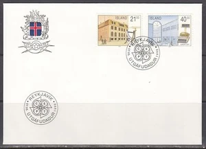 Iceland Scott 698-9 FDC - 1990 Europa Issue - Imagen 1 de 1