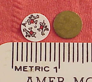 Ingersoll MIckey Mouse 1934 Armbanduhr Ersatzdisc 3 Maus 4 Teile Reparaturen - Bild 1 von 3