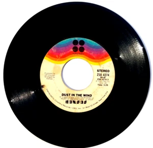 KANSAS - Dust In The Wind / Paradox - Vinyl 45rpm 1977 Kirshner Records ZS8 4274 - Picture 1 of 4