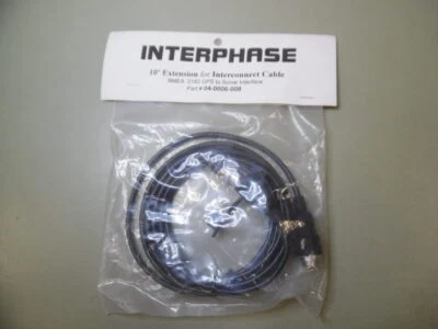 Interphase 04-0006-008 3Pin 10' Extension Cable NMEA 0183 GPS TO SONAR INTERFACE - Image 1 of 4