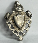 Silver Fob Unidentified sports engraving 1920-21 H Weinstock Invictus  35x25 mm