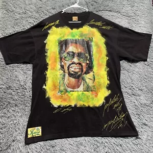 Vintage Mac Dre Kama Black Graphic T-Shirt Hand Painted Size 3K (26x35) Thizz - Picture 1 of 12