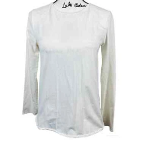 Zara kids white top  long sleeve crew neck collection blouse size 13 - 14 school - Picture 1 of 14