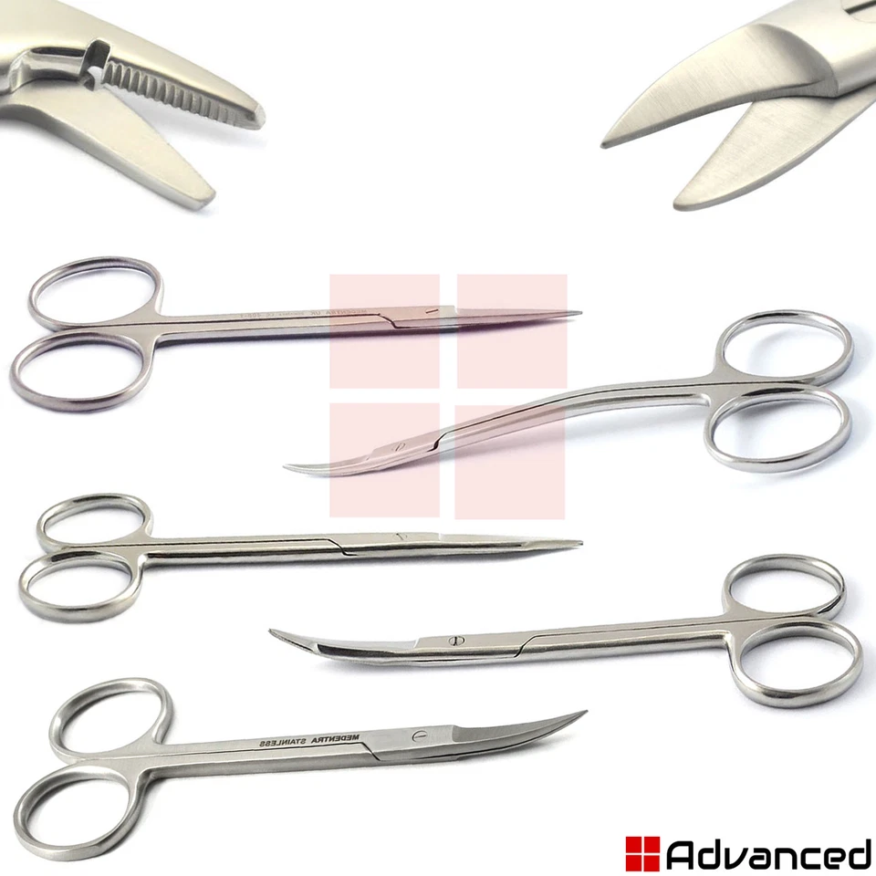 Dental Surgical Dissecting Scissors Operating Medical Tissue Stitching Lab Shear - Image 1 of 1