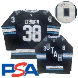Liam O'Brien Signed Jersey PSA/DNA Autogramm Utah Hockey Club Mammoth - Bild 1 von 4