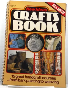 New Idea's Crafts Book Vintage 1970 macrame weaving pottery beads basket etc PB - Picture 1 of 18