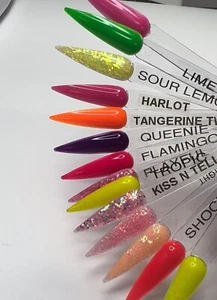 Glitterama Scatola Polvere Acrilica Confezione Glitter Nail Art Neon Rosa Brillante - Foto 1 di 2