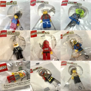 Lego System 1990s 2000s Keychain Keyring Sealed Packed Bulk Discount from Japan - Picture 1 of 107