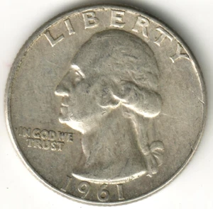 USA - 1961D - Washington ¼ $ - Silver Eagle - #16082RG - Picture 1 of 2