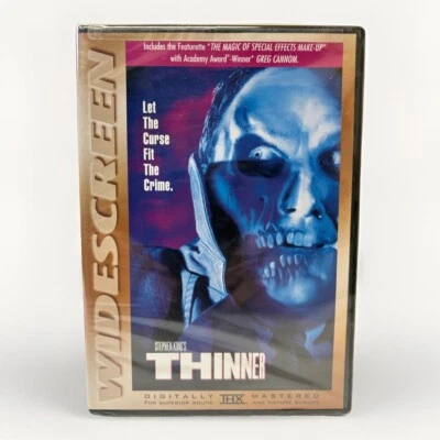 Stephen King's Thinner (DVD Región 1, 1996) Masterizado Digitalmente *NUEVO, Sellado Foto 1 de 4