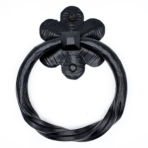 4.5” Rustic Ring Pull For Barn Doors, Gates & Furniture Hand Forged - Bild 1 von 6