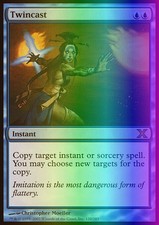Magic the Gathering MTG Twincast (120) Tenth Edition   LP FOIL