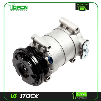 Nuevo compresor de aire acondicionado y embrague de aire acondicionado para Chevrolet GMC 1996 1997 1998 4,3 L 6,5 L Foto 1 de 4