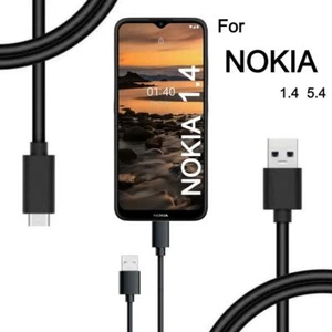 3M USB Type C Charger Data Power Charging Cable Lead For Nokia 1.4 Nokia 5.4 - Picture 1 of 12