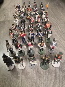 Guerras Napoleónicas. soldados de hojalata coleccionables. soldado metal 40 uds. en un lote.65mm - Imagen 1 de 12
