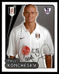 Merlin Premier League 2007/08 Paul Konchesky Fulham No. 277