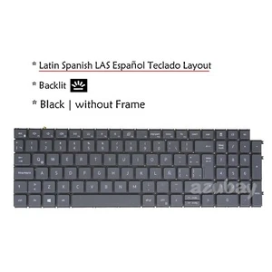 Teclado Español Latino for Dell Inspiron 3510 3511 3515 3525 3520 3521 Backlit - Picture 1 of 12