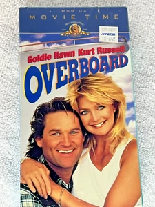 Overboard VHS 1996 Goldie Hawn Kurt Russell Edward Hermann Comedy Family VTG PG - Picture 1 of 3