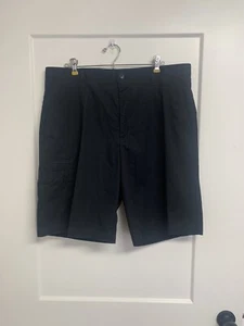 Greg Norman for Tasso Elba Five Iron Golf Short, Black, Size Waist 36 - Picture 1 of 6