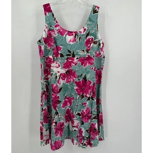 Women Cottagecore Size 22W Coastal Grandma Floral Sundress Romantic Garden Party - Picture 1 of 7