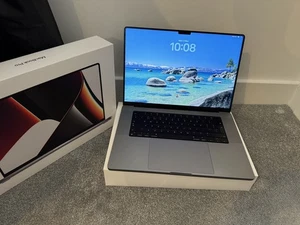 Apple MacBook Pro 16" Retina 2021 - 2TB SSD 32GB Ram 10C CPU 32C GPU M1 Max Grey - Picture 1 of 15