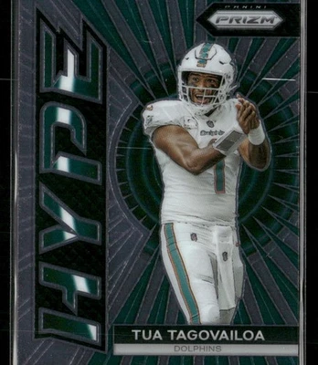 2023 Panini Prizm #H-1 Tua Tagovailoa Hype Miami Dolphins - Image 1 of 2