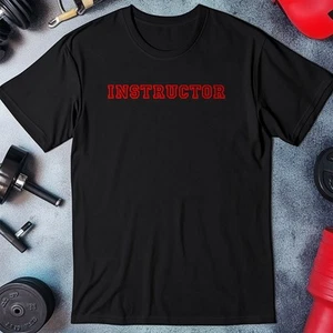 Instructor T-Shirt - Your Guide to Gym & Fitness Premium Midweight Tee - Picture 1 of 5
