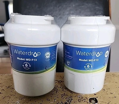 Waterdrop WD-F13 For WD-MWF 2 Pk Refrigerator Water Filter GE Maytag  New Sealed - Image 1 of 4