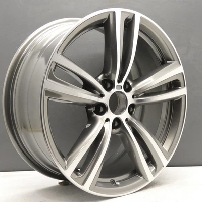 BMW F30 3 SERIES M SPORT 442M 19" ALLOY WHEEL RIM FRONT FERRIC GREY 7846780 X1 - Image 1 of 4