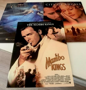 Movie Songbook Lot Cinderella The mambo Kings City Of Angels - Picture 1 of 17