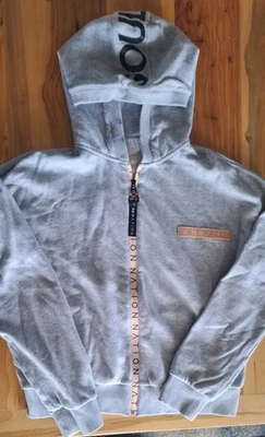 Soulcycle Pe Nation Women's Medium Full Zip Hoodie Sweatshirt Gray 100% Cotton - Image 1 of 4